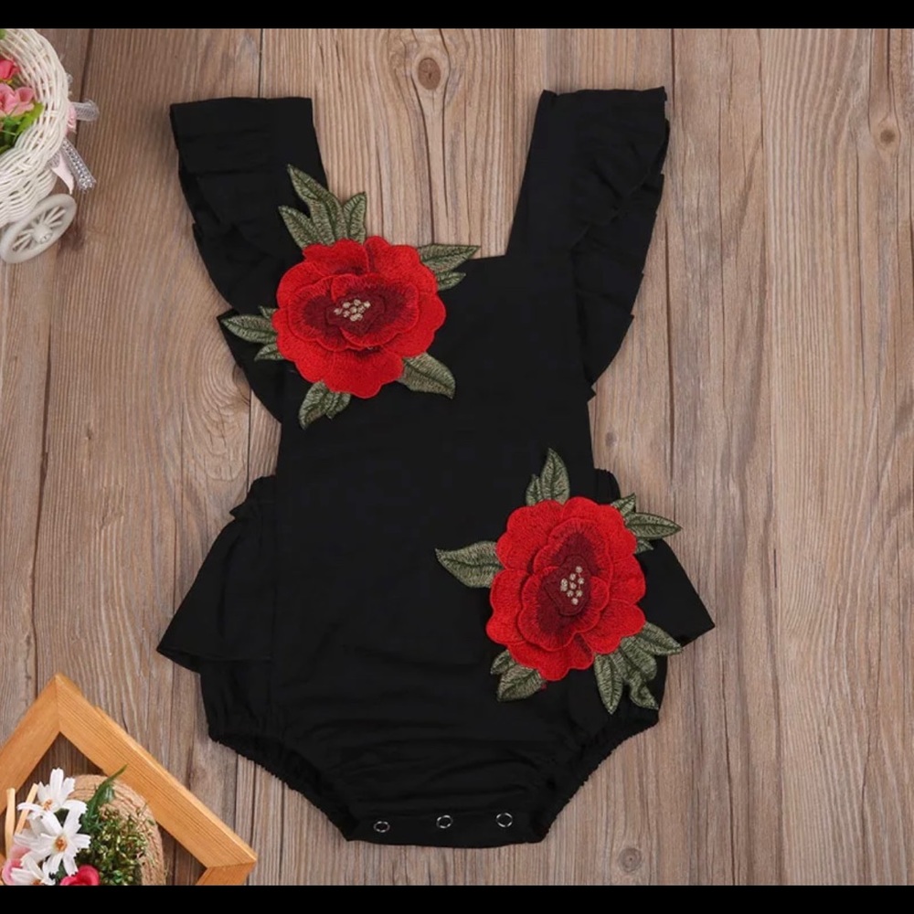 Brand new babygirl romper size 6 months